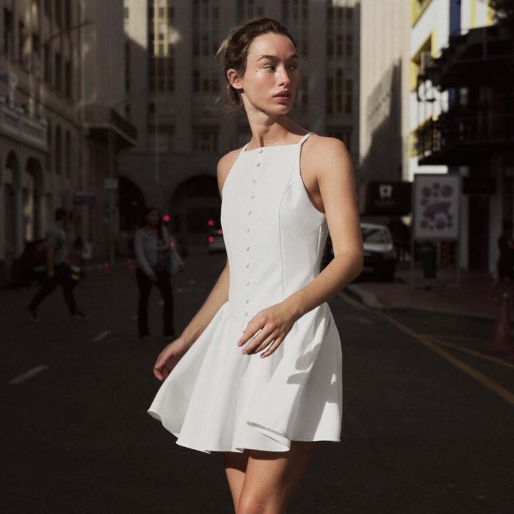 Zara White Mini Dress